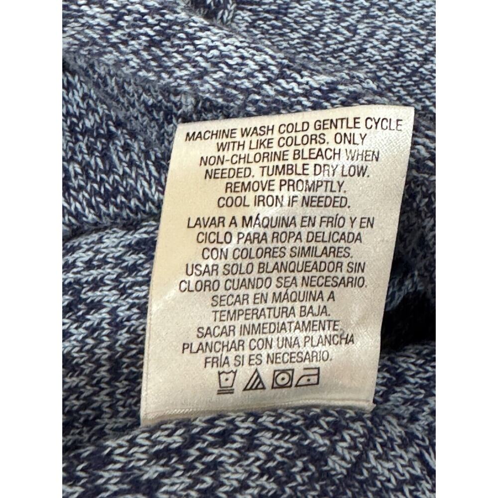 Basic Editions White Collar Insert Blue Sweater W… - image 8